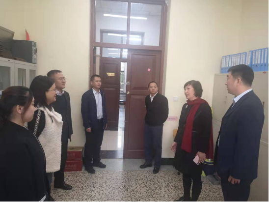 校党委副书记乔广霞深入学校学生工作部门走访调研