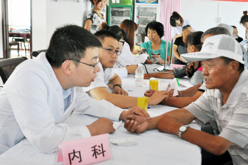 校团委“岐黄梦之队”社会实践服务队在大庆市林甸县开展社会实践活动