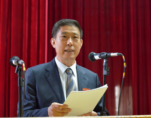校长匡海学讲话