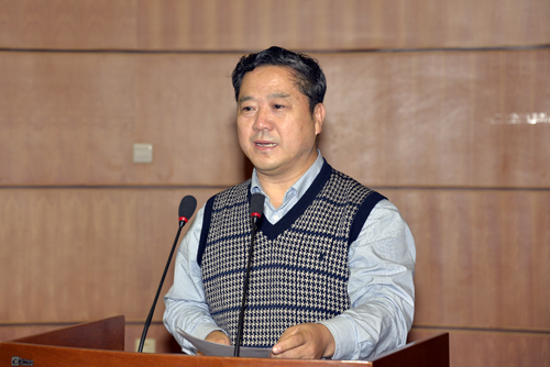 比赛监审组组长,教学实验中心直属党支部书记、工会主席李永吉宣布比赛结果