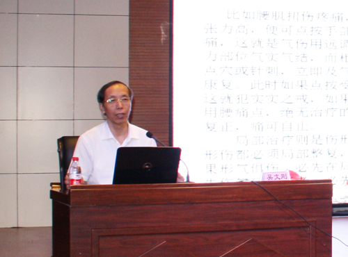 与会专家作学术报告