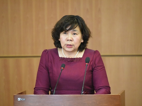 第一临床医学院党委医务党支部书记穆欣作经验介绍