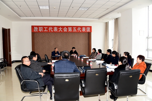 第五代表团讨论现场